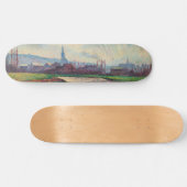 Landschaft mit Fluss (von Maximilien Luce) Skateboard (Horizontal)