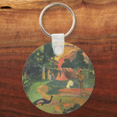 Landschaft mit Friedensstiften von Paul Gauguin Schlüsselanhänger (Vorderseite)