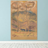 Landschaft mit Fuhrmann Leinwanddruck (Insitu (Holzboden))