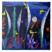 Landschaft mit gelben Vögeln, Paul Klee Fliese (Vorderseite)