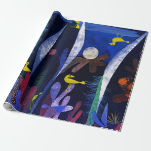 Landschaft mit gelben Vögeln, Paul Klee Geschenkpapier