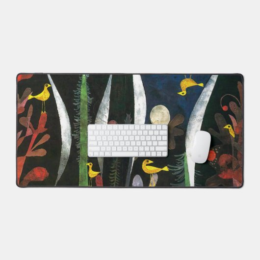 Landschaft mit Gelben Vögeln | Paul Klee | Schreibtischunterlage (Tastatur & Maus)