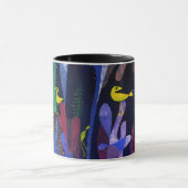 Landschaft mit gelben Vögeln, Paul Klee Tasse (Zentrum)