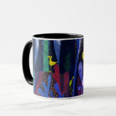 Landschaft mit gelben Vögeln, Paul Klee Tasse (Vorderseite Links)