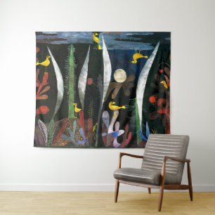 Landschaft mit Gelben Vögeln   Paul Klee   Wandteppich