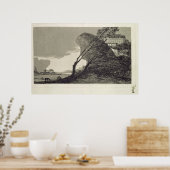 Landschaft mit großen Felsen Poster (Küche)