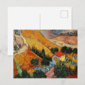 Landschaft mit Haus und Pflüger, Postkarte (Vorne/Hinten)