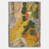 Landschaft mit Haus und PloughmaVincent van Gogh Decke (Vorderseite Vertikal)