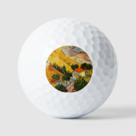 Landschaft mit Haus und PloughmaVincent van Gogh Golfball