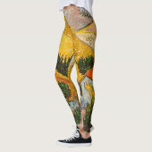 Landschaft mit Haus und PloughmaVincent van Gogh Leggings (Links)