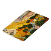 Landschaft mit Haus und PloughmaVincent van Gogh Magnet (Linke Seite)