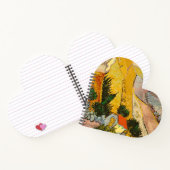 Landschaft mit Haus und PloughmaVincent van Gogh Notizblock (Innenseite)