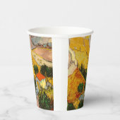 Landschaft mit Haus und PloughmaVincent van Gogh Pappbecher (Rechts)