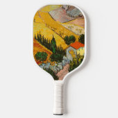 Landschaft mit Haus und PloughmaVincent van Gogh Pickleball Schläger (Rückseite)