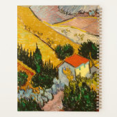Landschaft mit Haus und PloughmaVincent van Gogh Planer (Rückseite)