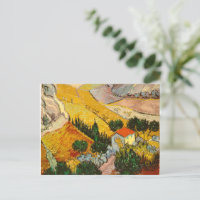 Landschaft mit Haus und PloughmaVincent van Gogh