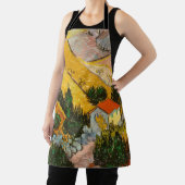 Landschaft mit Haus und PloughmaVincent van Gogh Schürze (InSitu)