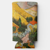 Landschaft mit Haus und PloughmaVincent van Gogh Selters Dosenkühler (Rückseite)