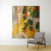 Landschaft mit Haus und PloughmaVincent van Gogh Wandteppich (Beispiel)