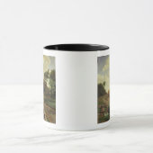 Landschaft mit Haywagon, c.1858 Tasse (Zentrum)