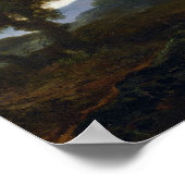 Landschaft mit Hirten von Fragonard Poster (Ecke)