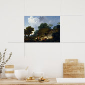 Landschaft mit Hirten von Fragonard Poster (Küche)