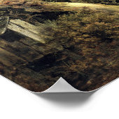 Landschaft mit Hütte, 1646 Poster (Ecke)
