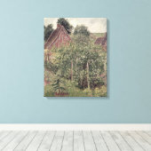 Landschaft mit Hütte Dächern, 1899 Leinwanddruck (Insitu (Holzboden))