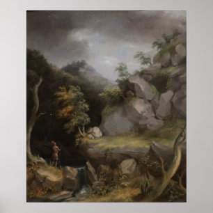 Landschaft mit Indianern - Thomas Cole (Print). Poster