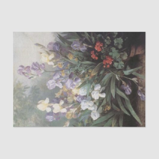 Landschaft mit Iren von Barbara Bodichon Seidenpapier (Vorderseite)