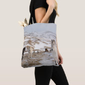 Landschaft mit isländischen Pferden Tasche (Von Nahem)