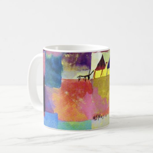 Landschaft mit Kamelen, Paul Klee Kaffeetasse (Vorderseite Links)