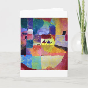 Landschaft mit Kamelen, Paul Klee Karte