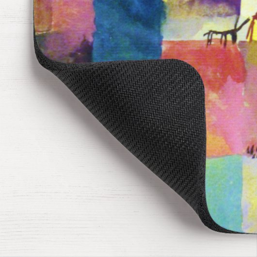 Landschaft mit Kamelen, Paul Klee Mousepad (Ecke)