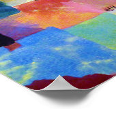 Landschaft mit Kamelen, Paul Klee Poster (Ecke)