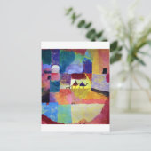 Landschaft mit Kamelen, Paul Klee Postkarte (Stehend Vorderseite)