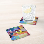 Landschaft mit Kamelen, Paul Klee Rechteckiger Pappuntersetzer (Vor Ort)