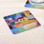 Landschaft mit Kamelen, Paul Klee Rechteckiger Pappuntersetzer (angewinkelt)