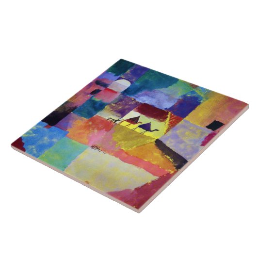 Landschaft mit Kameln, Paul Klee Fliese (Seite)