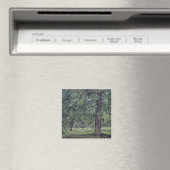Landschaft mit Kastanienbaum im Grünen Magnet (In Situ (Geschirrspüler))