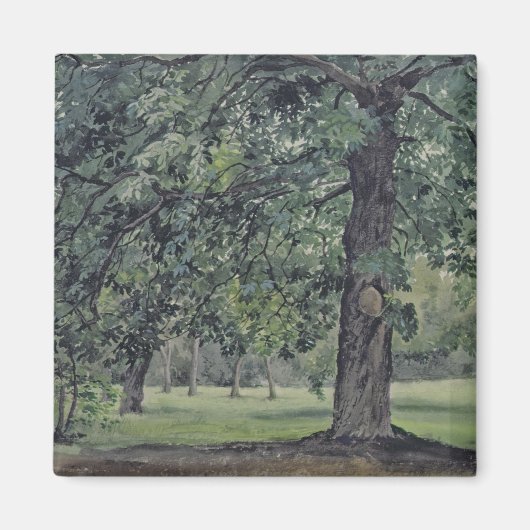 Landschaft mit Kastanienbaum im Grünen Magnet (Vorne)