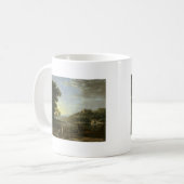 Landschaft mit Kaufleuten - Claude Lorrain Kaffeetasse (Vorderseite Links)
