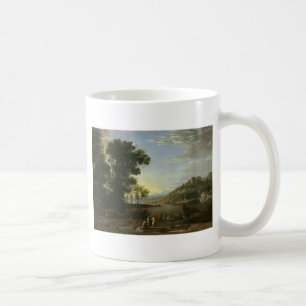 Landschaft mit Kaufleuten - Claude Lorrain Kaffeetasse