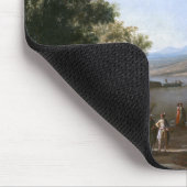 Landschaft mit Kaufleuten Mousepad (Ecke)