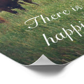 Landschaft mit Kühen Poster (Ecke)