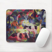 Landschaft mit Kühen und einem Kamel Mousepad (Mit Mouse)