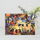 Landschaft mit Kühen und Kamel Karte (Stehend Vorderseite)