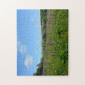 Landschaft mit Lupinen - Puzzle (Vertikal)