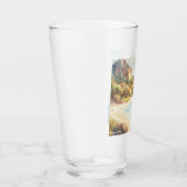 Landschaft mit Meer und Segelschiffen Glas (Rechts)