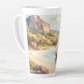 Landschaft mit Meer und Segelschiffen Milchtasse (Linke Ecke)